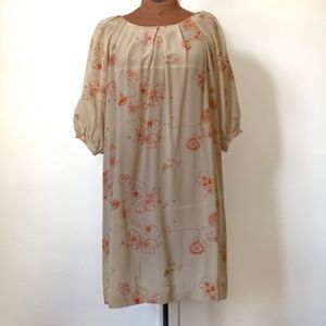 Ethereal silk dress